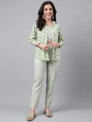 FLAMBOYANT Shirt Pant Co-ords Set with Jacket