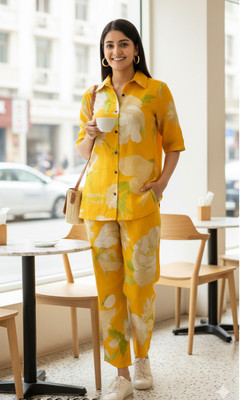 ROSEMELON Shirt Palazzos Co-ords Set