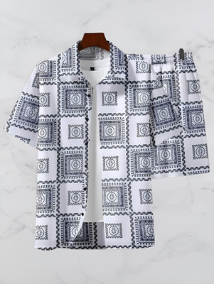 Manamrut Shirt Regular Shorts Co-ords Set
