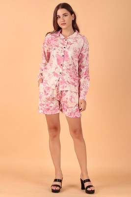 KASHIAN Shirt Regular Shorts Co-ords Set