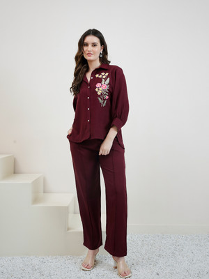 Boho By Athena Shirt Pant Co-ords Set