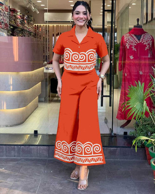 weaRial Top Palazzos Co-ords Set