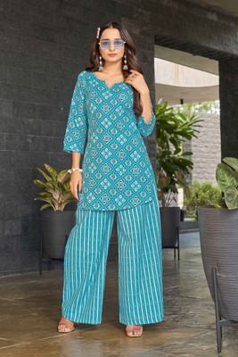Odd by chansi Trendz Tunic Palazzos Co-ords Set
