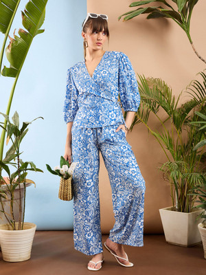 SASSAFRAS Top Palazzos Co-ords Set