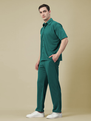 Mast & Harbour Shirt Pant Co-ords Set