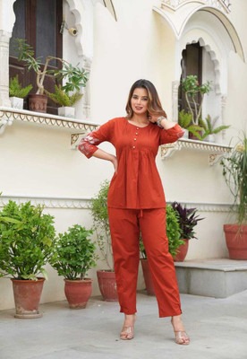 Just4You Tshirt Palazzos Co-ords Set