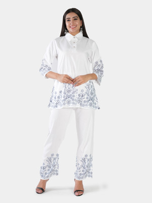 Fashionhub Shirt Palazzos Co-ords Set