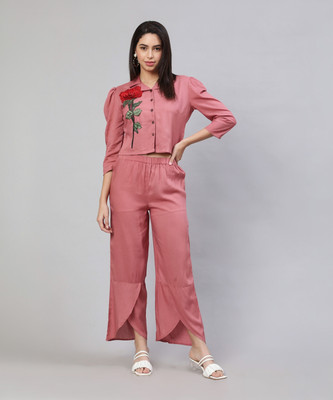 AKIMIA Shirt Hot Pants Co-ords Set