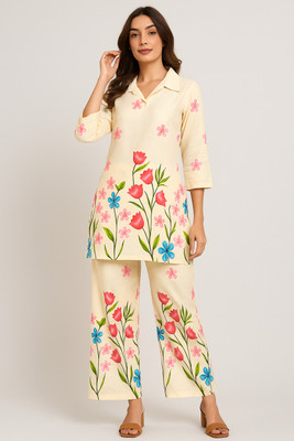 Brand Vaali Shirt Palazzos Co-ords Set