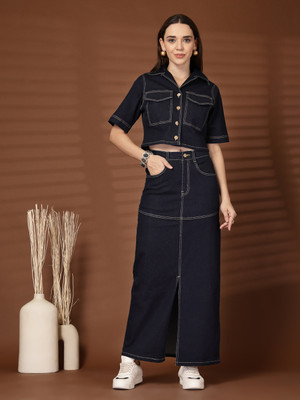 PLUSS Top Skirt Co-ords Set