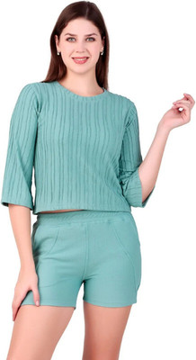 KLASY Top Chino Shorts Co-ords Set
