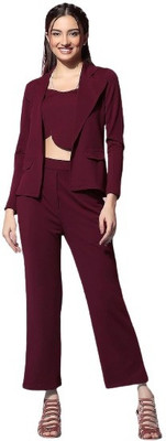 LIME N LEMON Top Pant Co-ords Set with Jacket