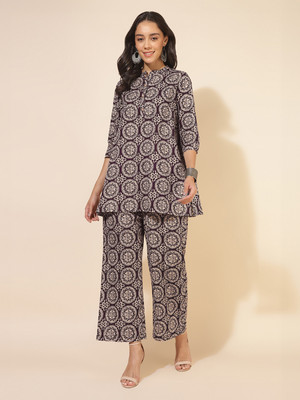 Janasya Tunic Palazzos Co-ords Set