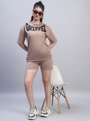 Griffel Tshirt Regular Shorts Co-ords Set