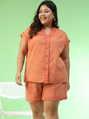OXOLLOXO Shirt Regular Shorts Co-ords Set