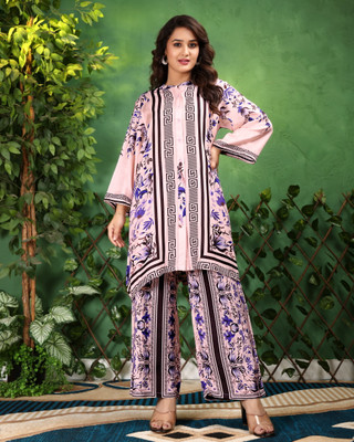 Bhageerath Couture Tshirt Palazzos Co-ords Set