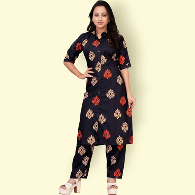 Abhumiienterprise Top Pant Co-ords Set