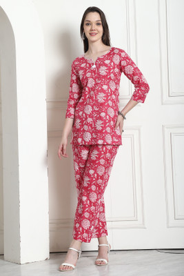 VihaanExim Top Pant Co-ords Set