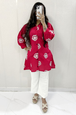 TATHASTU SILK Shirt Palazzos Co-ords Set