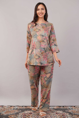 Fihana Tshirt Palazzos Co-ords Set