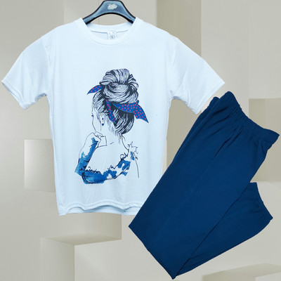 Marc Laurent Tshirt Pant Western Set with Shrug