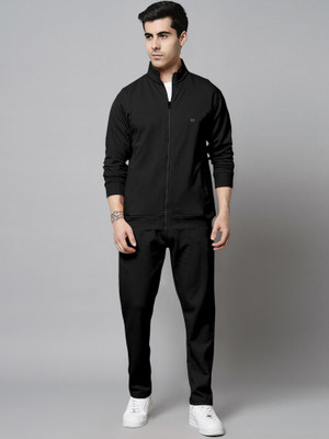 Trend Twist Solid Men Track Suit