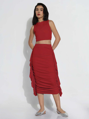 SHOWOFFFF Top Skirt Co-ords Set