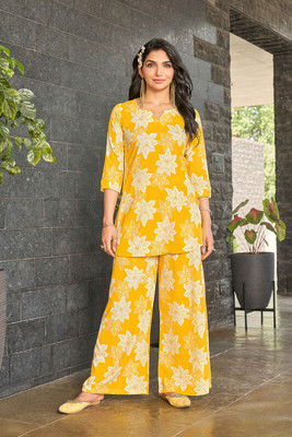 Odd by chansi Trendz Tunic Palazzos Co-ords Set