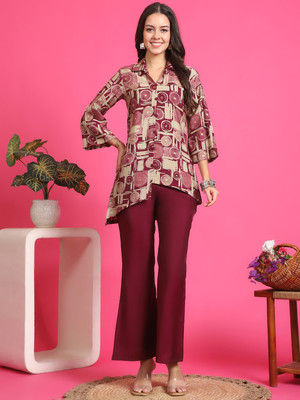 Claura Tunic Palazzos Co-ords Set