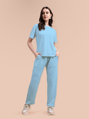 POOJARAN Tshirt Pant Co-ords Set