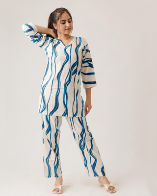 Maha Ganesh Textile Tunic Pant Co-ords Set