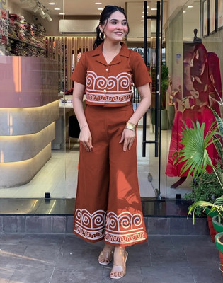 SHEIOR Top Palazzos Co-ords Set