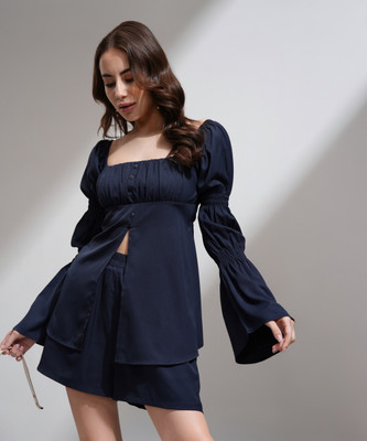 Tokyo Talkies Top Regular Shorts Co-ords Set