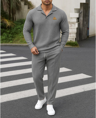 Chrome & Coral Tshirt Pant Co-ords Set