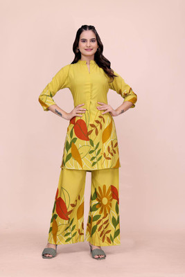 vanvaam Top Palazzos Co-ords Set