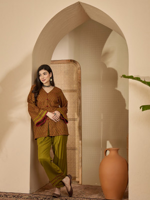 Sangria Top Palazzos Co-ords Set