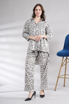 Fashionhub Shirt Palazzos Co-ords Set