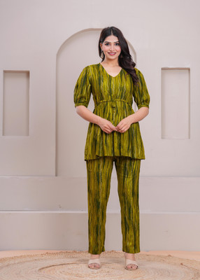 AKSHUNA Tunic Pant Co-ords Set