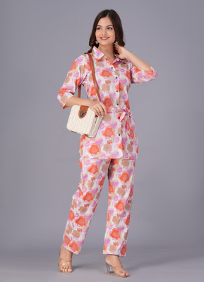 HouseOfCommon Shirt Pant Co-ords Set
