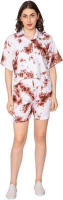 TNQ Shirt Regular Shorts Co-ords Set