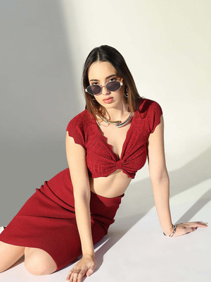 SHOWOFFFF Top Skirt Co-ords Set