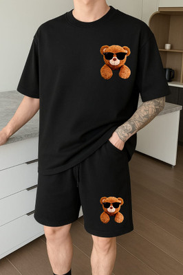 LARRY & EVA Tshirt Regular Shorts Co-ords Set