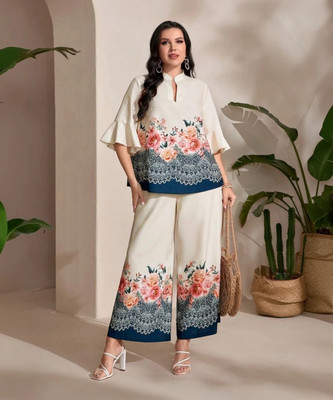 shommee Top Palazzos Western Set