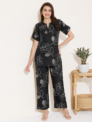 QUIRA Shirt Pant Co-ords Set