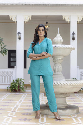 RJ ENTERPRISE Tunic Pant Co-ords Set