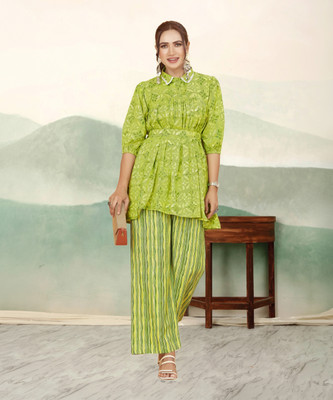 Odd by chansi Trendz Tunic Palazzos Co-ords Set