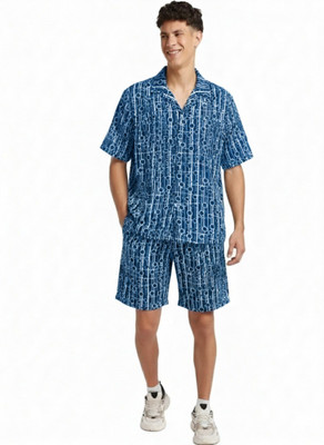 Kaashi Couture Shirt Regular Shorts Co-ords Set