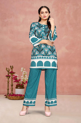 House of Shara Tunic Palazzos Co-ords Set