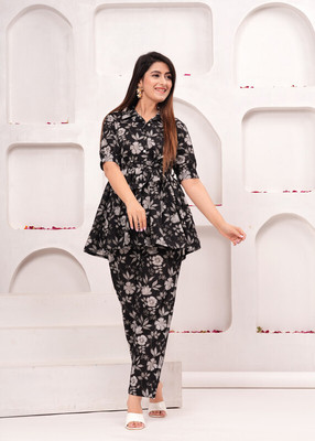 VCJ CREATION Top Pant Co-ords Set