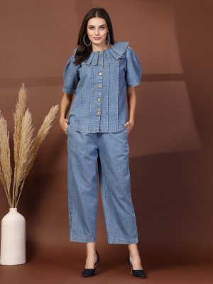 PLUSS Top Pant Western Set